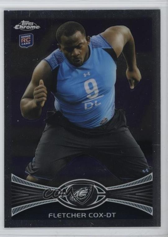 2012 Topps Chrome Fletcher Cox #82 1d4b