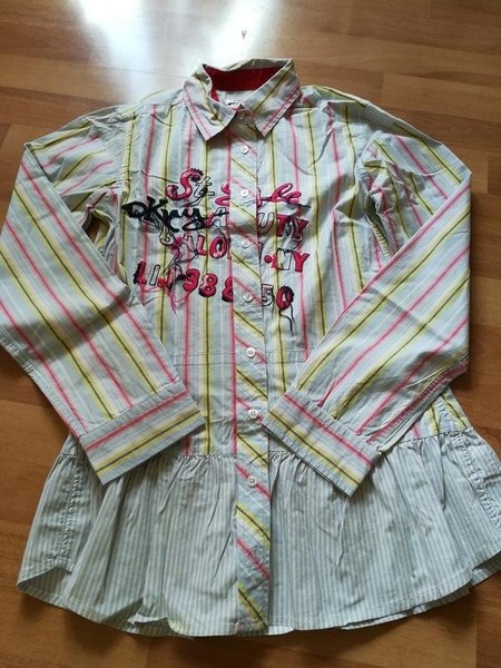 Women DKNY Shirt Multicolor Cotton 36 / S / 44