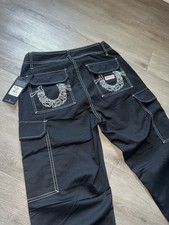 Rare True Religion Graphic Design Cargo Jeans Brand New Size:28