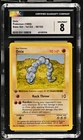 1999 Pokémon Shadowless Onix Base Set - 1st Ed. 56/102 CGC 8