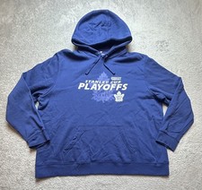 2021 Toronto Maple Leafs Stanley Cup Playoffs Blue Hoodie 3XL