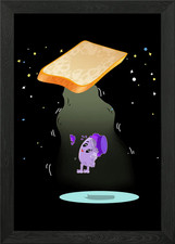 Penaut Butter Jelly Lover Framed Wall Art Poster Canvas Print Picture