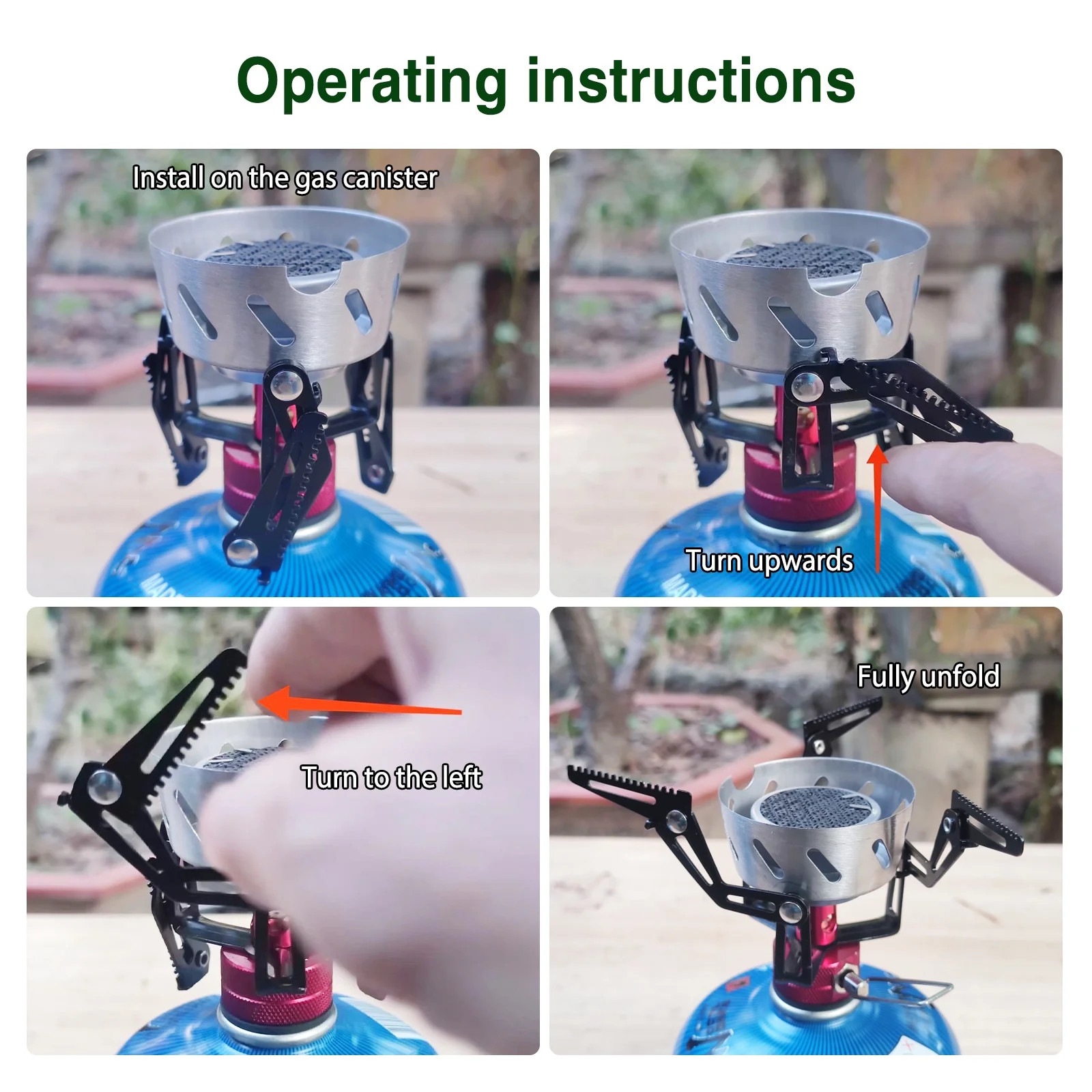 3500W Windproof Butane Stove - Portable Outdoor Cooking Solution