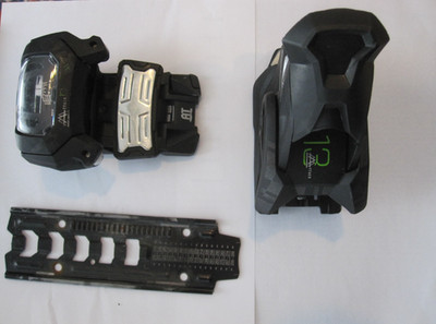 SINGLE Elan Attack 13 AT Black Ski Binding - Toe and Heel