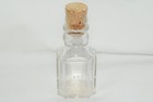 Vintage WYETH Clear Glass Medicine Bottle Embossed Empty with Replacement Cork — photo 1
