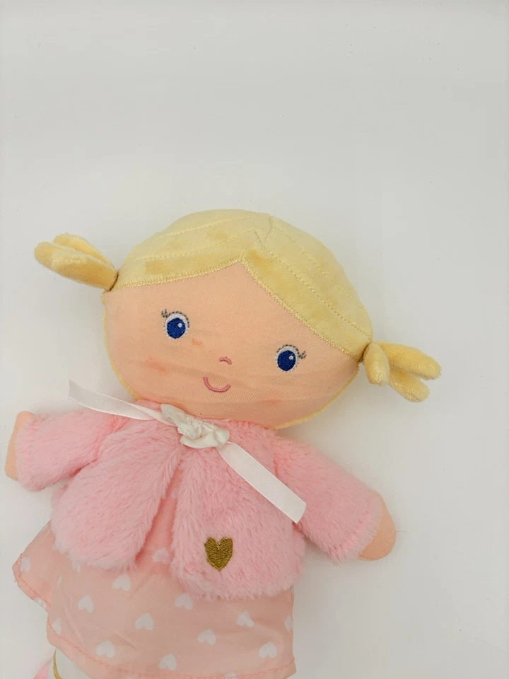 Suéter Lovey de corazón rubio niña rosa peluche muñeca Carly preferida para niños Foto 2 de 4