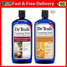 Dr Teal's Foaming Bath Combo Pack 68 fl oz Total , Moisturizing Shea Butter 