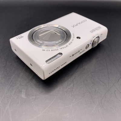 Nikon COOLPIX S6200 White 16.0 MP Compact Digital Camera Excellent