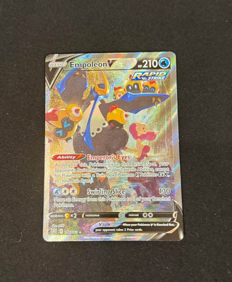 Empoleon V (Alternate Full Art) 146/163 Swsh05: Battle Styles Holo NM