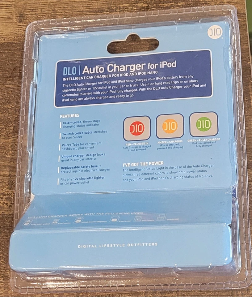 Cargador Automático iPod Apple iPod y Nano Listo SELLADO DE FÁBRICA Foto 2 de 4