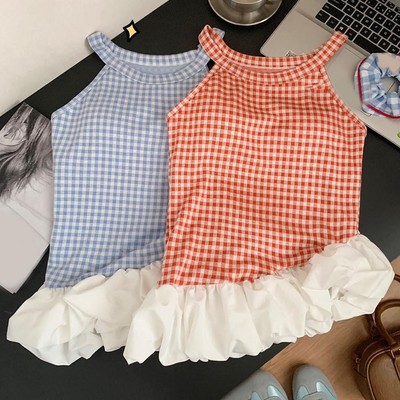 Modisches Trägertop Freizeit Sommer Top bequemes Design Polyester Stoff