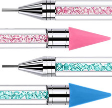 2 PCS Diamond Art Pens, No Wax Needed Self-Stick Drill Pens for DIY Crafts Paint