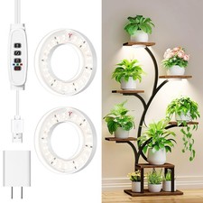 3.54" Ceiling Grow Light for Indoor Plants, Warm White Full Spectrum Plant Li...