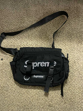 Supreme Black Logo Messenger Shoulder/Crossbo...