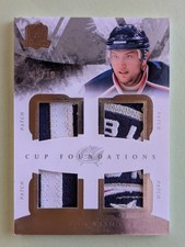 2010-11  The Cup - Foundations. Rick Nash  Quad patch card. SP #5/10 !!