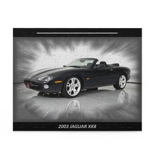 Stunning 2003 Jaguar XK8 Convertible Temp Puzzle 120 pcs   Iconic Luxury