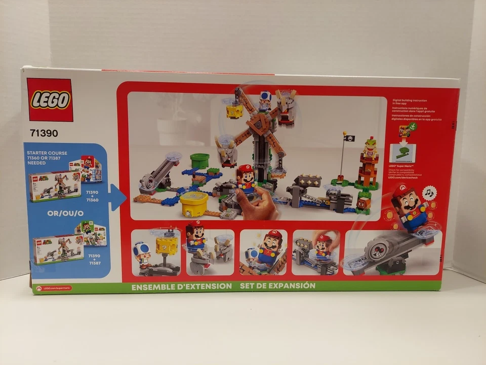 LEGO: 71390. Super Mario:Reznor Knockdown Expansion Set. New In Box.  - Image 4 of 4