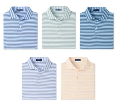 NEW MENS PETER MILLAR S/S VERSE PERFORMANCE MESH Polo GOLF SHIRT, MEDIUM