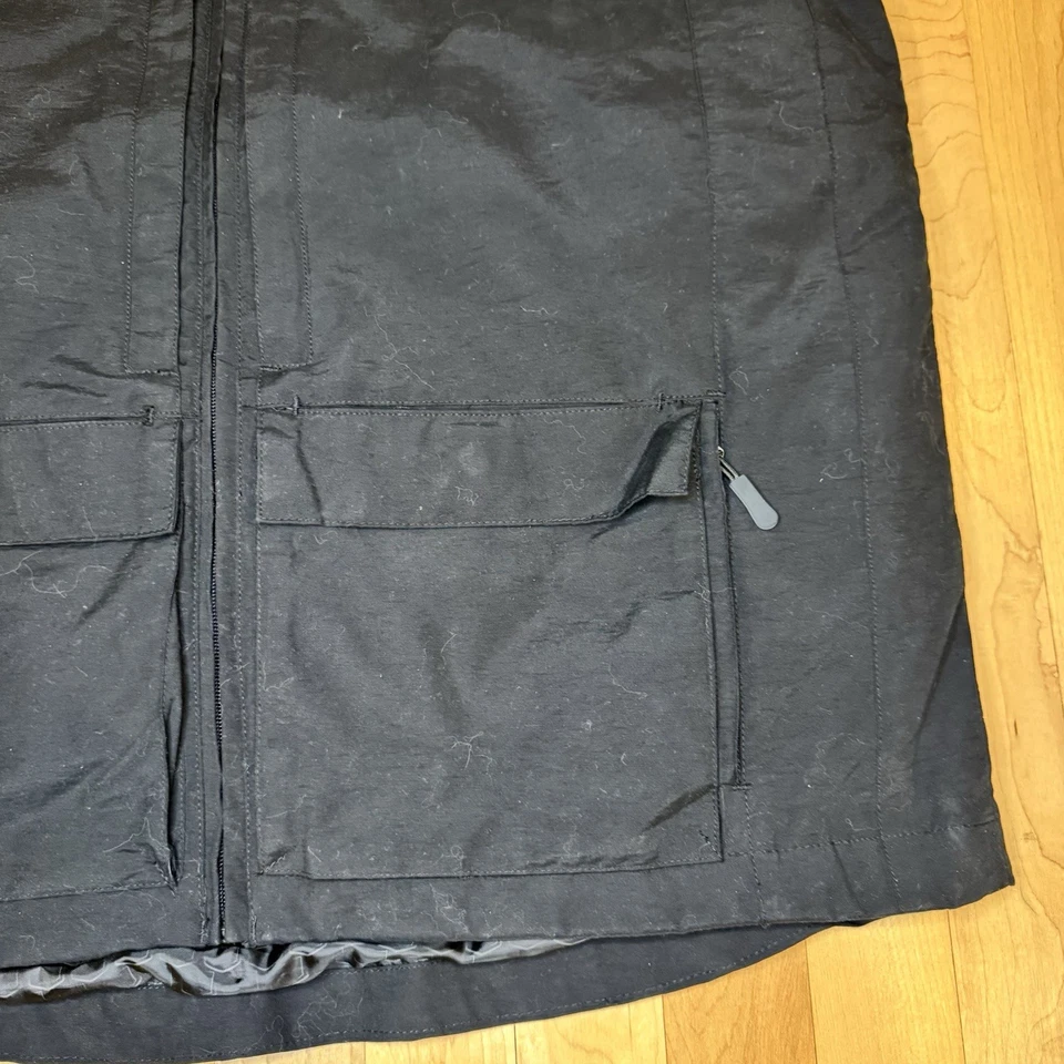 SCOTTeVEST Quest Mens Large Black Stowable Hood TEC Multi Pocket Travel Vest - Image 3 of 4