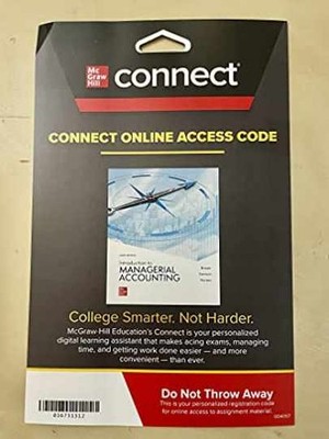 INTRO.TO MANAGERIAL...-CONNECT - Printed Access Code, by Brewer - Very Good p