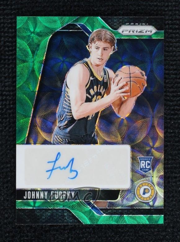 2024 Panini Prizm Rookie Signatures Choice Green 2/8 Johnny Furphy Auto RC 1uw6