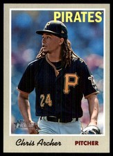 Chris Archer 2019 Topps Heritage #THC-52 Pirates MLB READ FREE SHIP AutographDen