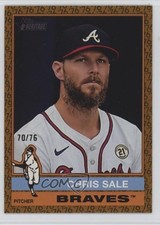 2025 Topps Heritage Color of the Year 70/76 Chris Sale #257