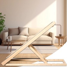Wooden Folding Cat Dog Ramps Non-Slip Ladder for Indoor High Bed Couch Size L 