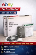 Microsoft  Office 2019 Professional Plus DVD New Sealed Fast Free Shipping