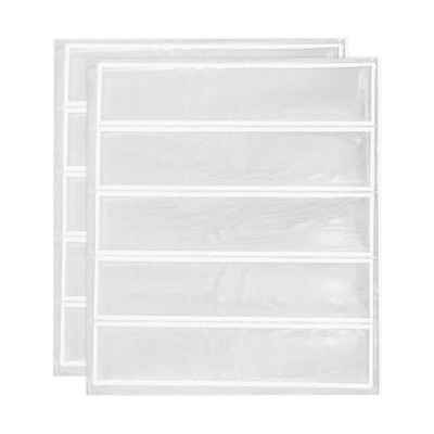 2Pcs 4.5'' x 1'' Adhesive Night Warning Reflective Stickers   *lj