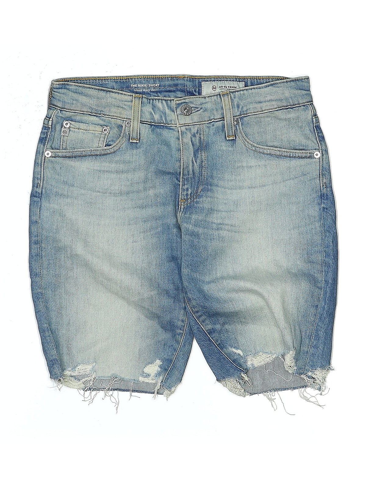 Adriano Goldschmied Women Blue Denim Shorts 26W