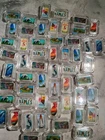 9 random 1g Silver .999 -Real Picture- Art Bars in capsules, Gold Silver Naples