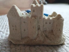 MR SANDMAN VINTAGE SAND CASTLE ART SCULPTURE CANADA NIPIGON STUDIOS BEACH OCEAN