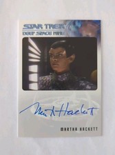 Star Trek Connections DS9 Deep Space Nine Autograph Martha Hackett as T'Rul EL