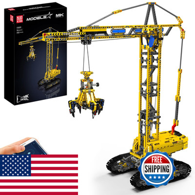 Mould King Moc Crawler Crane Advanced Building Kit For Adults Moc Mobile Crane