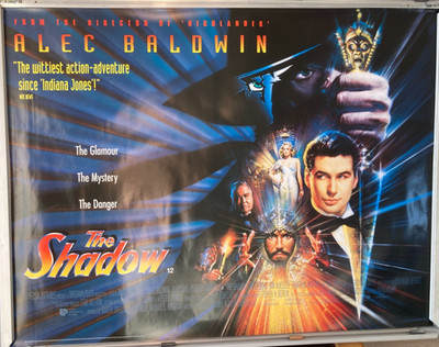 Cinema Poster: SHADOW, THE 1994 (Main Quad) Alec Baldwin John Lone Tim Curry