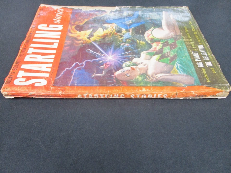 Startling Stories Magazine September 1952 Vol 27 No 2 Big Planet Jack Vance Foto 3 de 4