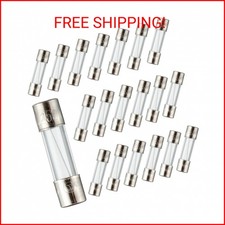 BOJACK 5x20mm 5A 5amp 250V 0.2x0.78 Inch F5AL250V Fast-Blow Glass Fuses Pack of