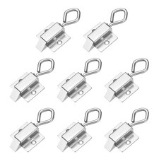 8 Pcs Spring-Loaded Latch, Stainless Steel Spring Barrel Door Lock, Bolt Down