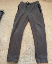 Old Navy Active Boys Gray Fleece Jogger Pants XL 14-16 Drawstring