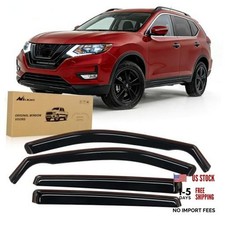 in Channel Rain Guards for 4PCS Nissan Rogue 2014-2020