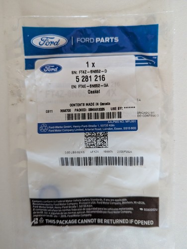 Genuine Ford Turbocharger Hose Gasket 5281216 - FT4Z-6N652-D | eBay UK