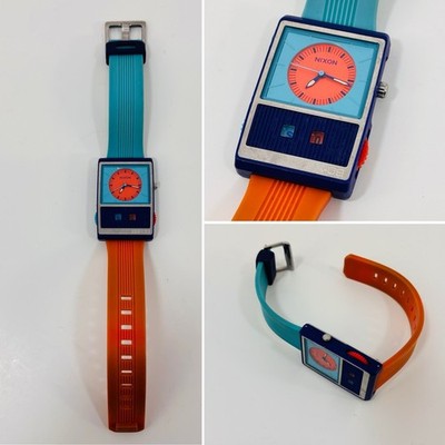 RARE! Nixon The Score SK-09 ''To Revert'' COLOR BLOCK - Counter Men's Watch