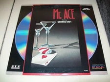MR. ACE Laserdisc LD BRAND NEW SEALED VERY RARE GEORGE RAFT STAS GREAT FILM!