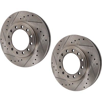 Front Brake Disc Rotors for Chevy Chevrolet LCF 4500HD Isuzu NPR NPR-HD 3500 GMC