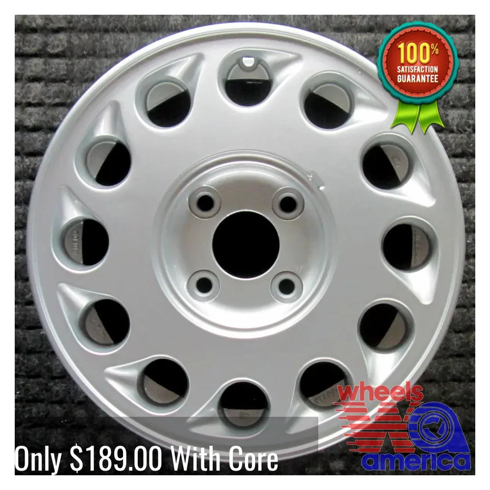 (Ships Today) Wheel Rim Nissan 240SX 15 1989-1998 4030038F10 Factory OE 62255 - Image 2 of 4