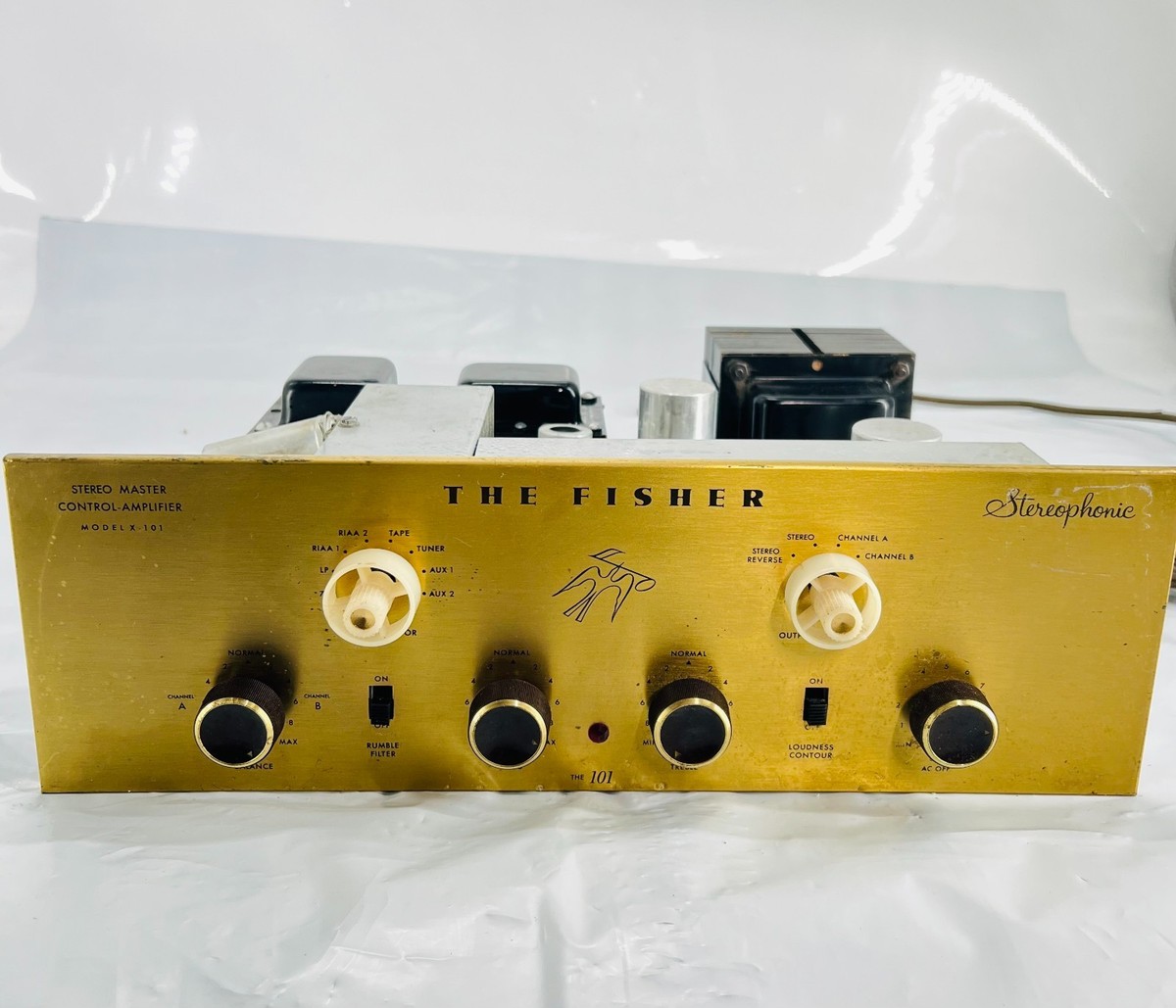 Fisher X-101-ST Stereo Vacuum Tube Amplifier X-101 | eBay