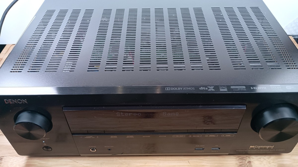 Denon AVR-X1600H 7.2 Channel 4K Ultra HD AV Receiver for