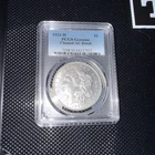 1921-D Morgan Silver Dollar PCGS Genuine Cleaned-AU Detail 90% Silver US Coin
