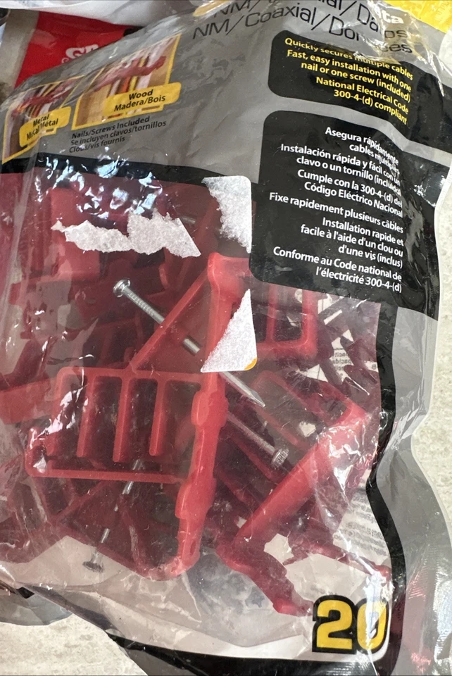 4 grapas multicable Gardner Bender (paquete de 20 e/s) Foto 4 de 4